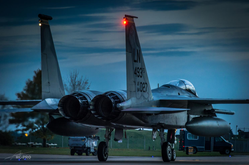 Illustration for article titled This Photo Tour Of The USAF's "Grim Reapers" F-15 Squadron Will Give You Shivers